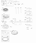 Controls Exhaust System Governor Spring Flywheel Diagram and Parts List for 40G777-1222-B1  Briggs and Stratton Engine